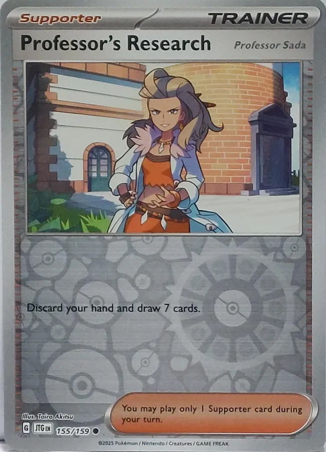 Professor's Research: Professor Sada [Reverse Holo]